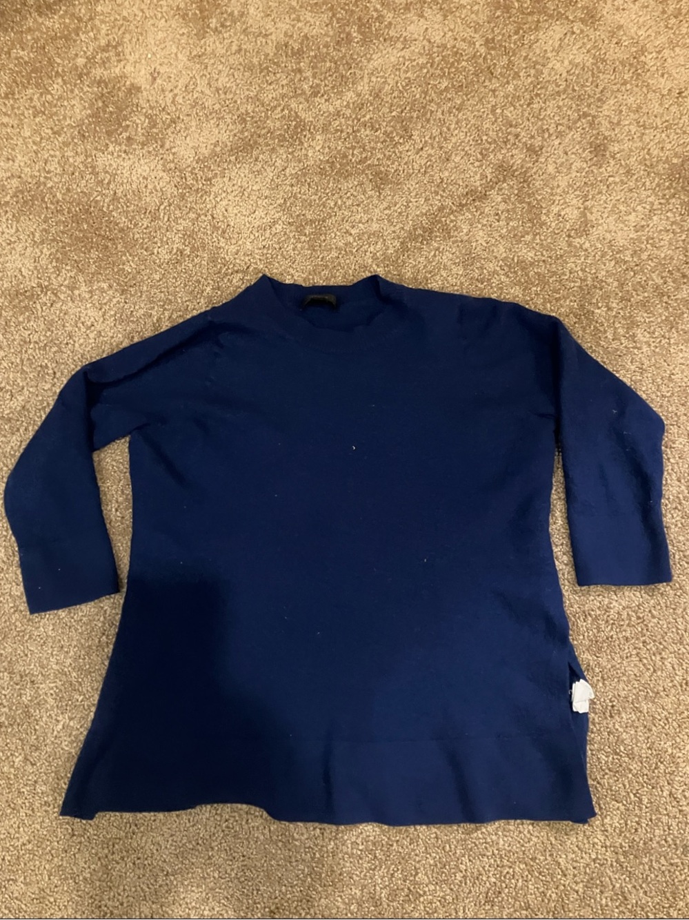 J. Crew Royal blue 100% wool Crewneck Sweater